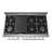 NXR Professional Ranges 48" 7.2 Cubic Feet Dual Fuel Free Standing Range