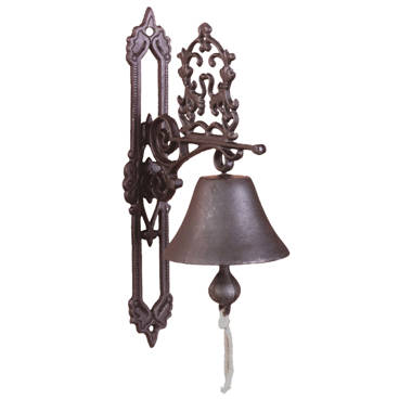 Design Toscano Gothic Décor Bronze Hanging Bell & Reviews