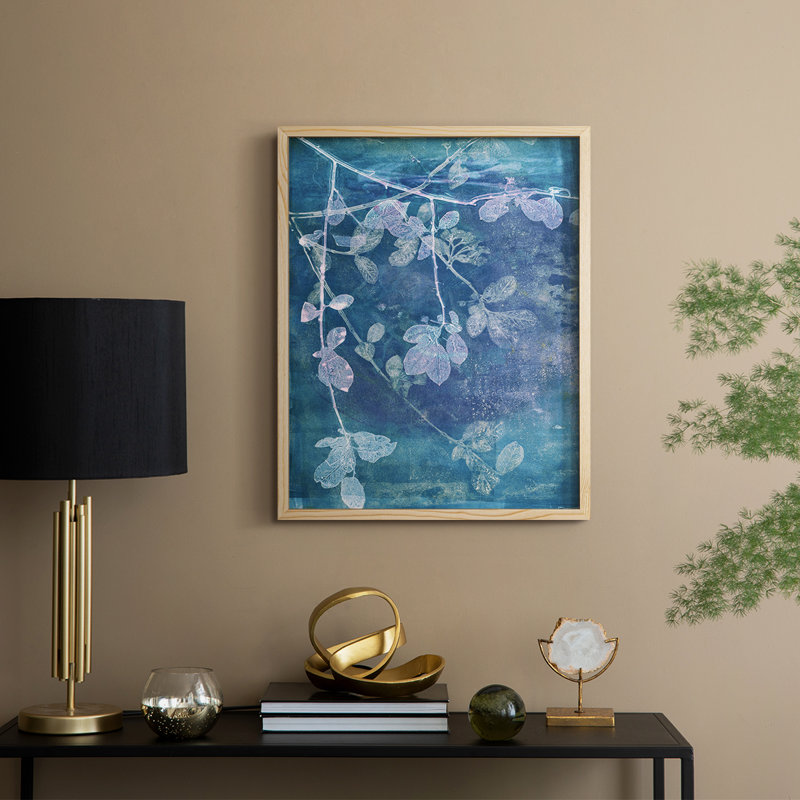 «Branching Out VII», reproduction encadrée - bois massif, H 11 po x l 9 po, Naturel