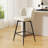 Modern Swivel Upholstered Counter Stool with Durable Metal Frame-381886291