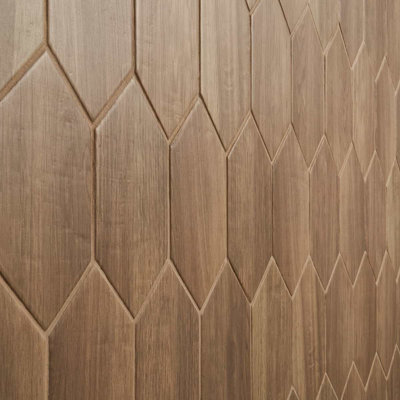 Atlas 3,93 po X 7,87 po Carreau de plancher et de mur en porcelaine mat Picket (3,53 pieds carrés / caisse)
