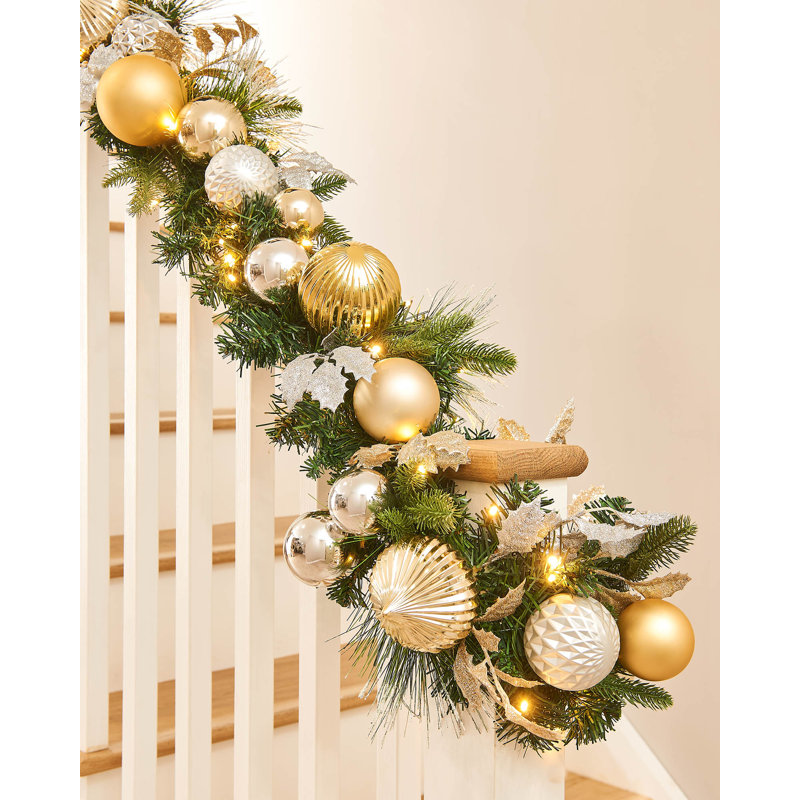 39.97cm Lighted Faux GARLAND with Lights