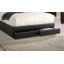Ensemble de lit 1 pièce noir luxueux avec tiroirs de rangement FB Modern-1436144074