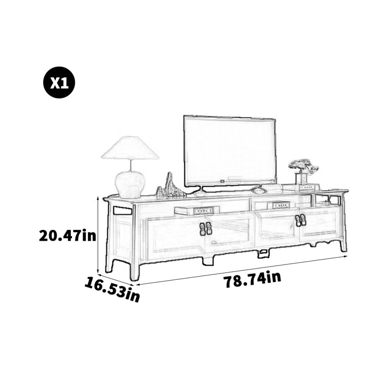 Meuble télé moderne et moderne