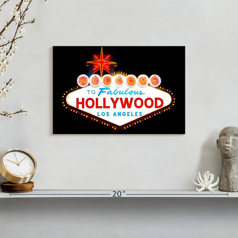 Panneau Nicci Fabulous Hollywood, H 8 po x l 12 po