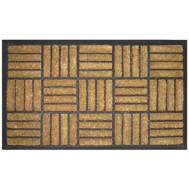 Entryways Bootscrapers Striped Outdoor Doormat & Reviews