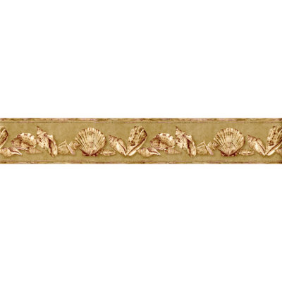 Adrieanna Coastal Seashell Border