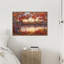 «Red and Gold» par Diane Romanello, reproduction d'art sur toile encadrée-1357483348
