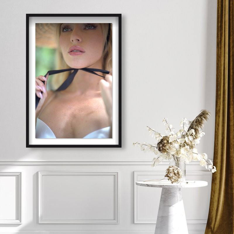 Yours Forever Canvas Fashion Print by Oliver Gal, 25.5"H x 17.5"W, Natural Oak Frame