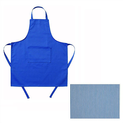 Basic Striped Bib Apron