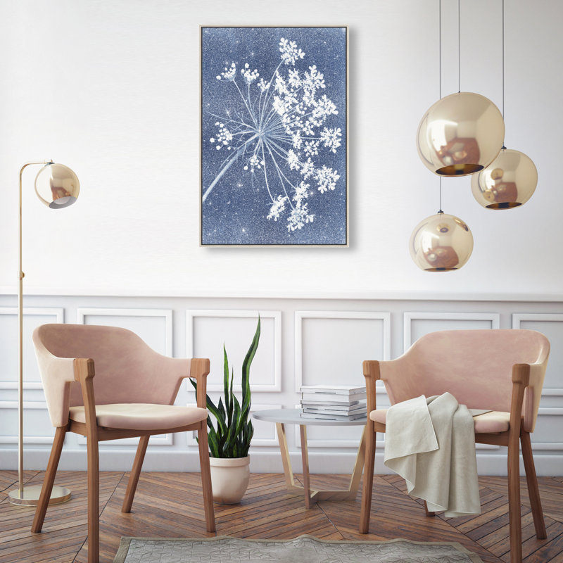 Queen Lace Print by Oliver Gal, 21"H x 31"W, Silver Floater Frame