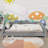 Upholstered Sofa Bed With Cloud-Shaped Backrest-1824416293-1824416295