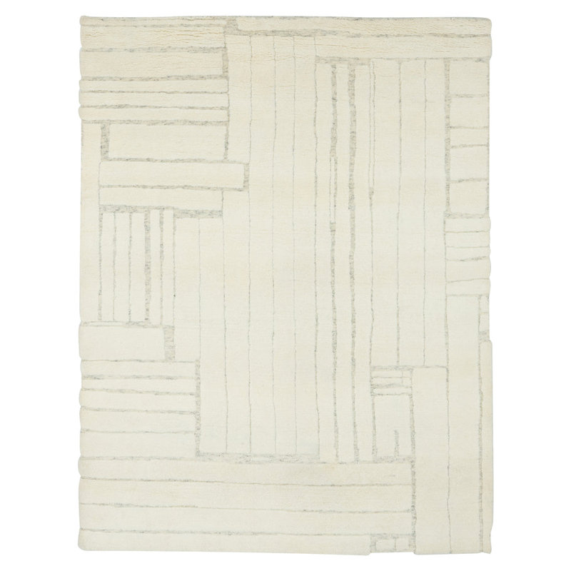 Ivory Moroccan Wool Rug