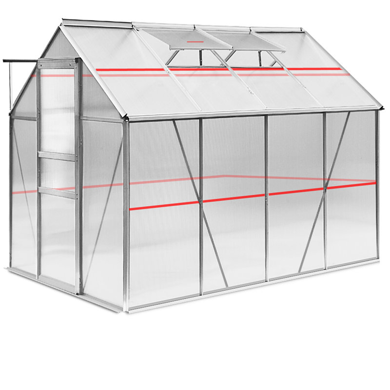 Armrong 2.2 Ft W x 41.5 Ft D Greenhouse