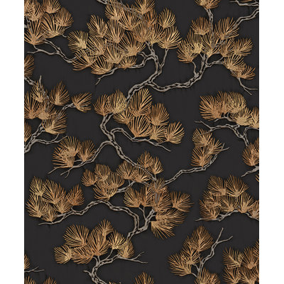 Embroidered Pine Tree Wallpaper