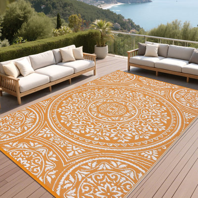 Tapis d'extérieur imperméable et réversible pour l'extérieur