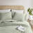 Willow Floral Tufted Fringed Border 3PC Bedspread Set-114551701-114551704