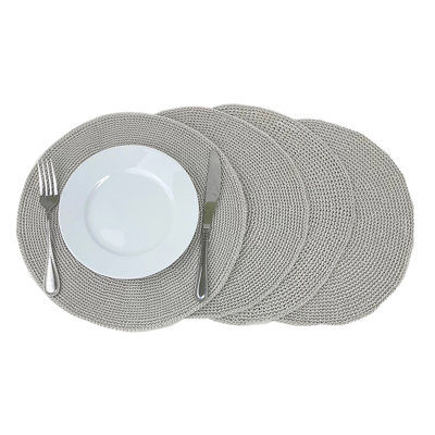 Polypropylene Plastic Round Placemat