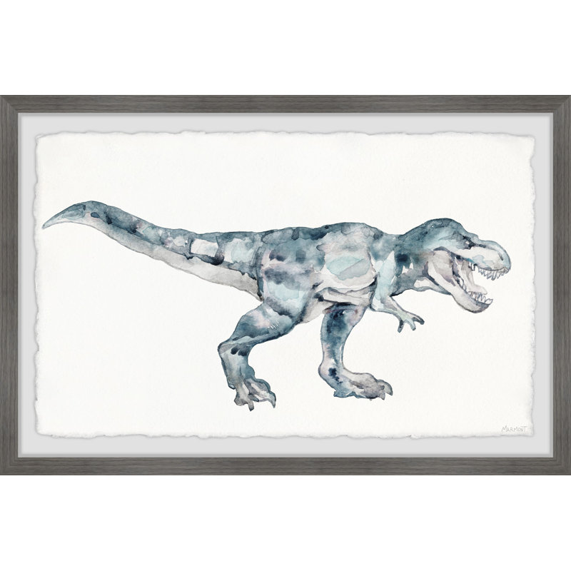 «Bickley Dino Terror», reproduction encadrée, H 16 po x l 24 po x 1,5 po