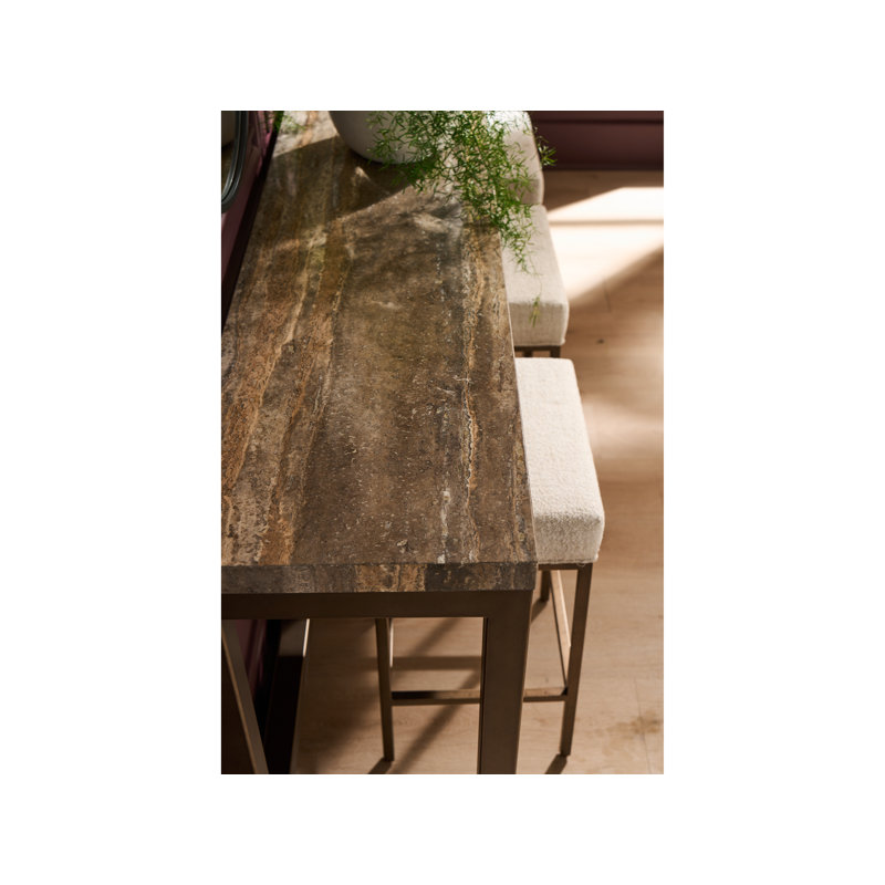 Montclair 85'' W Stone Console Table