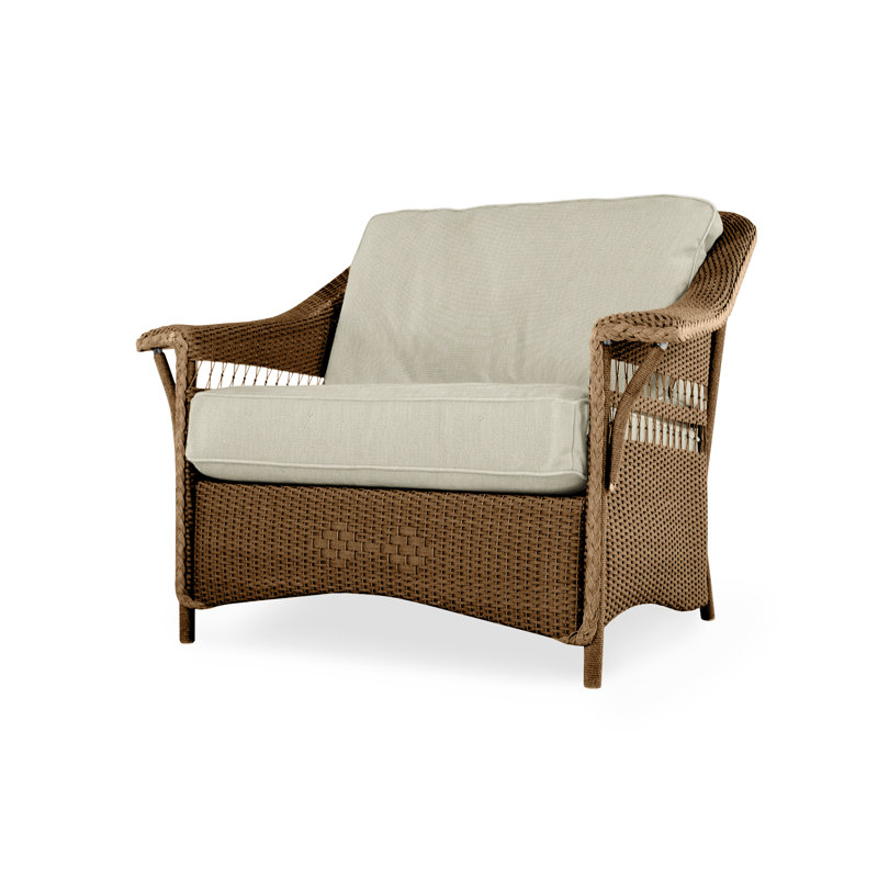 Nantucket Outdoor Lounge Chair, Plume Spring, Bark