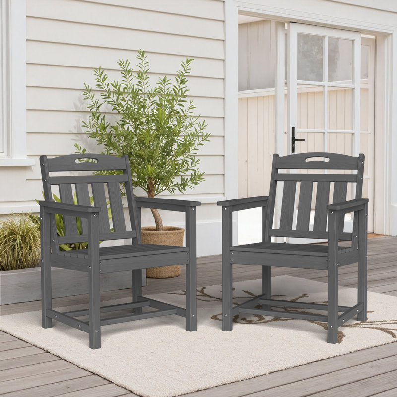 Chaises de patio pour l'extérieur, Gris