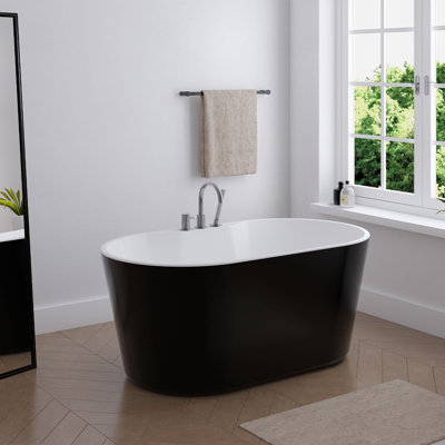 Baignoire de trempage autoportante en acrylique 56 po. X 32 po. Puslinch