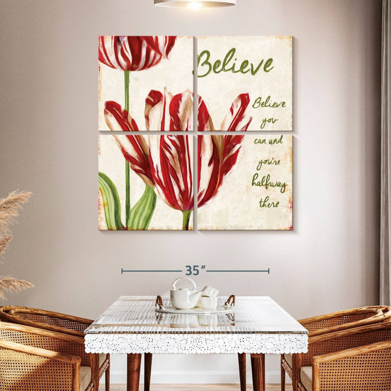 Harnek Floral Believe You Can