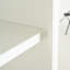 Armoire haute avec porte simple et tablettes ouvertes