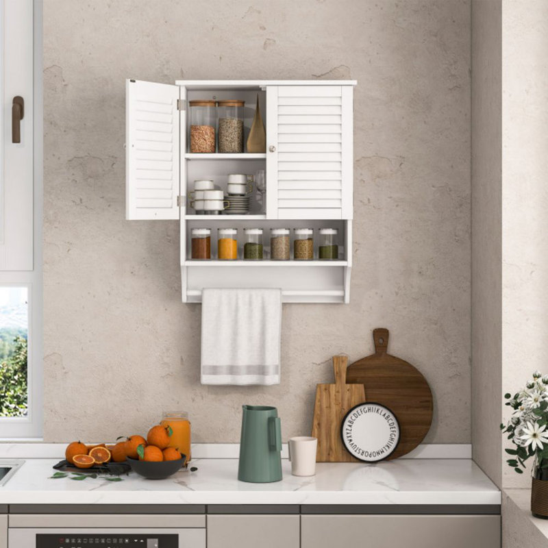 Dorothymae Bathroom Cabinet, White