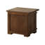 Railway 50cm W Solid Wood Bedside Table-106669834