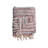 Woven Throw With Stripes And Fringe