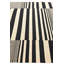 Tapis noir et blanc Ohlson
