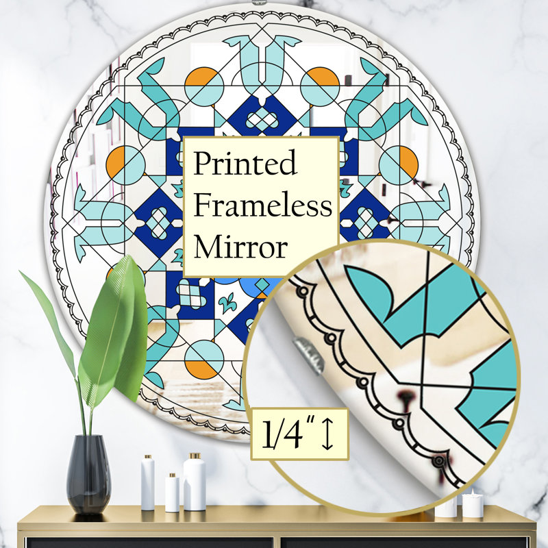 Miroir mural en acier inoxydable, H 23,6 po x l 23,6 po