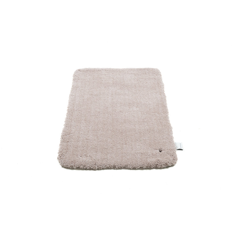 Rectangle Bath Rug, Beige, 60 x 100 cm