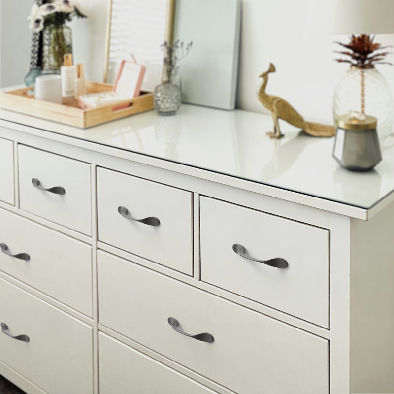 Classic Collection 3" Center To Center Footed Cabinet Pull, Nickel