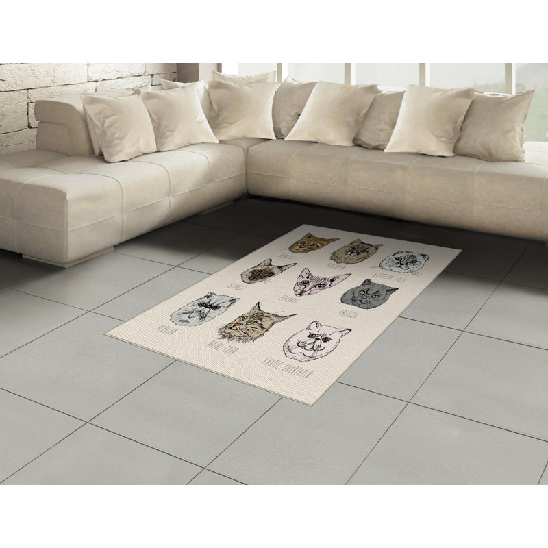 Tapis décoratif Indie High Density, Rectangle— 4 pi x 5 pi 8 po