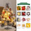 1.97' H Lighted Artificial Pine Christmas Tree