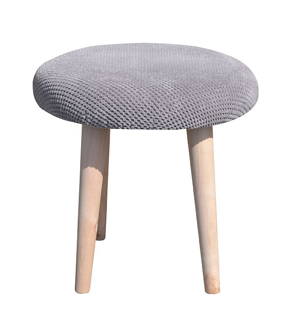 Manufactured Wood Accent Stool, Red
