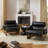 Set Of 2 Ash Wood Leisure Accent Chair-1172535198