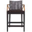 Tabouret de comptoir rembourré Caedon Gianni-1806744778