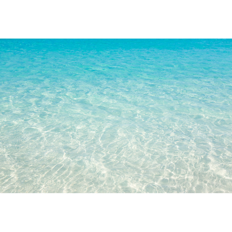 Beach Water Background by MariuszBlach - Wrapped Canvas Print, 30cm H x 46cm W