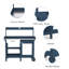 Banc de jardin en bois-61201014