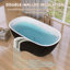 Baignoire de trempage autoportante en acrylique 55 po-104907273