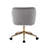 Centrahoma Velvet Office Chair with Gold Chrome Base-534598898