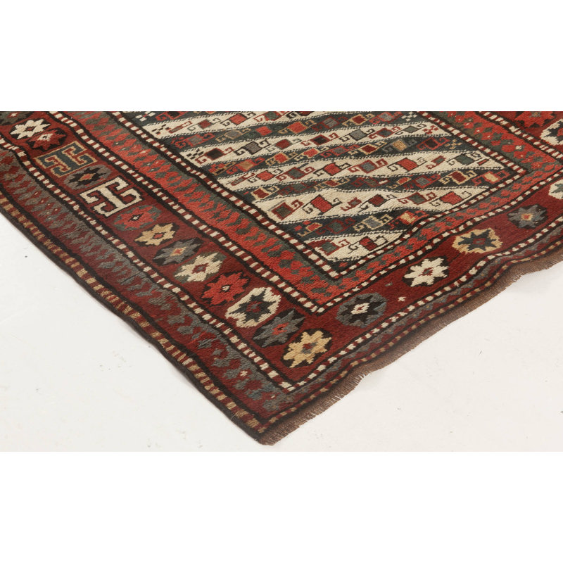 One-of-a-Kind Runner 3'5" X 9'8" Hand Knotted Area Rug