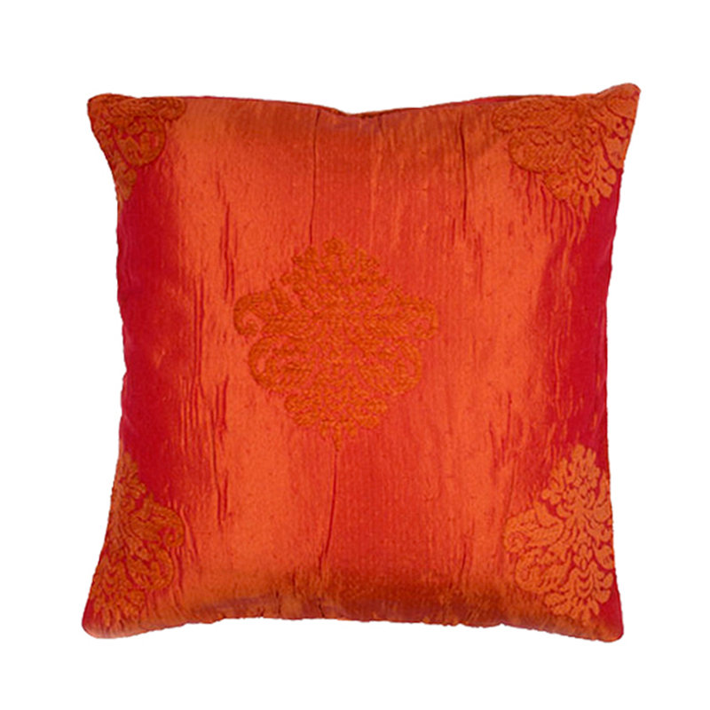 Duomo Square Pillow Cover, 15.6" x 15.75", Multi/Natural
