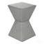 Table d'appoint, H 25 po, intérieur ou extérieur, table d'appoint, table de bout, table de chevet, chambre à coucher, salon, gris, contemporain, moderne-130174207