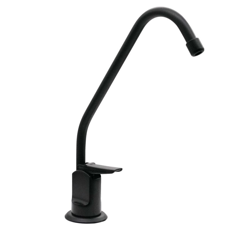 Westbrass Kitchen Faucet with Soap Dispenser, Matte Black