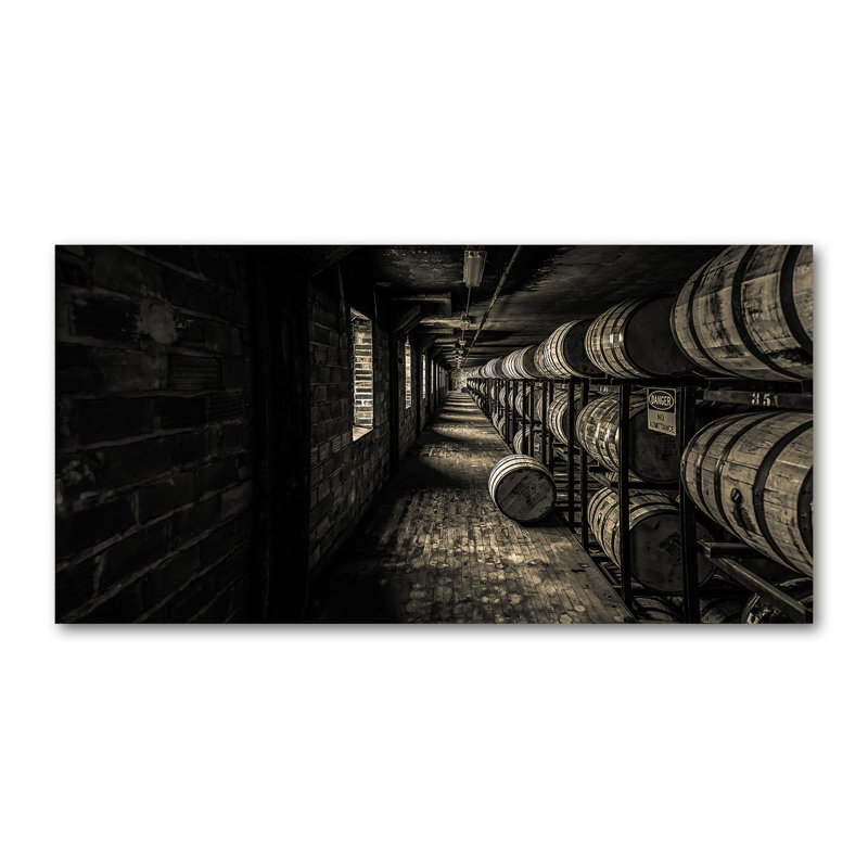 Bourbon Barrels - Wrapped Canvas Print